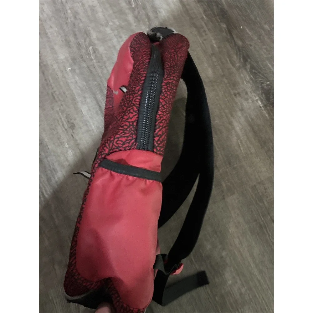 Michael Jordan Red Backpack Worn Stains 18